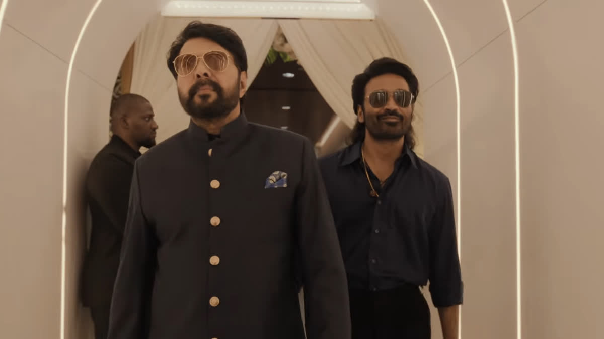 தனுஷ் நடிக்கும் ‘ஓம்’ திரைப்படத்தின் டீசர் வெளியீடு: சர்வதேச கடத்தல்காரராக மம்முட்டி