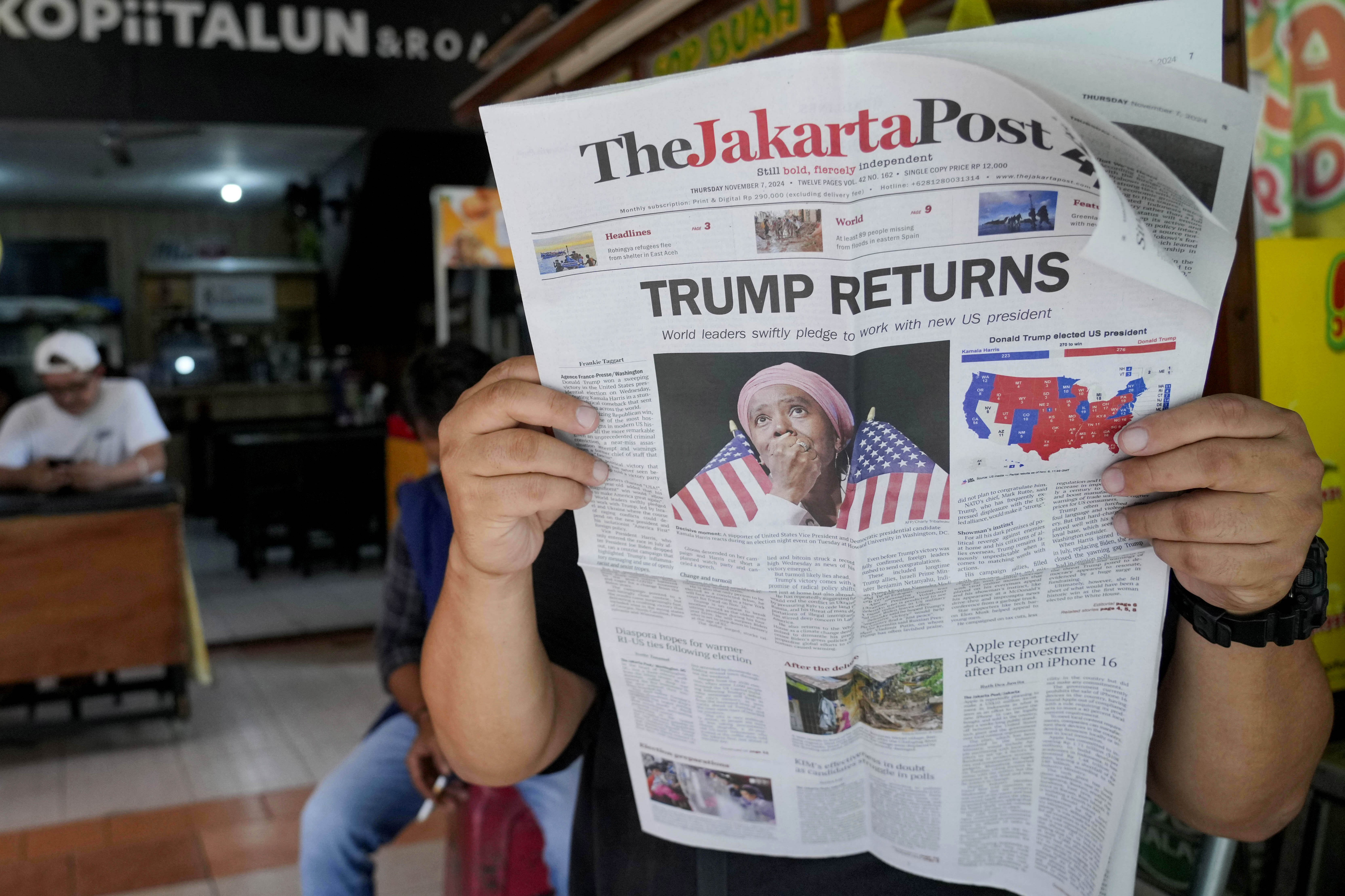 Against massive liberal resistance 24/7 through America's legacy news media, Donald Trump was reelected on Wednesday morning (Washington local time) as America's 47th president.
