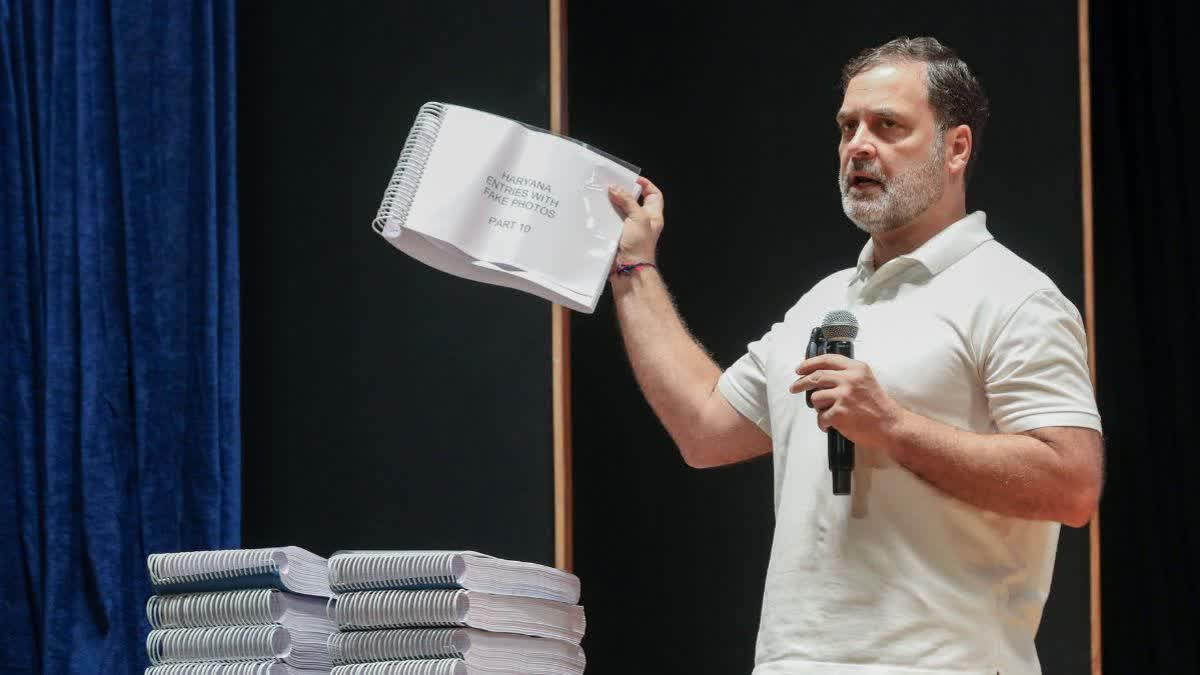 Narendra Modi became Prime Minister by stealing votes rahul gandhi renews vote theft charge attacks pm modi Urdu News