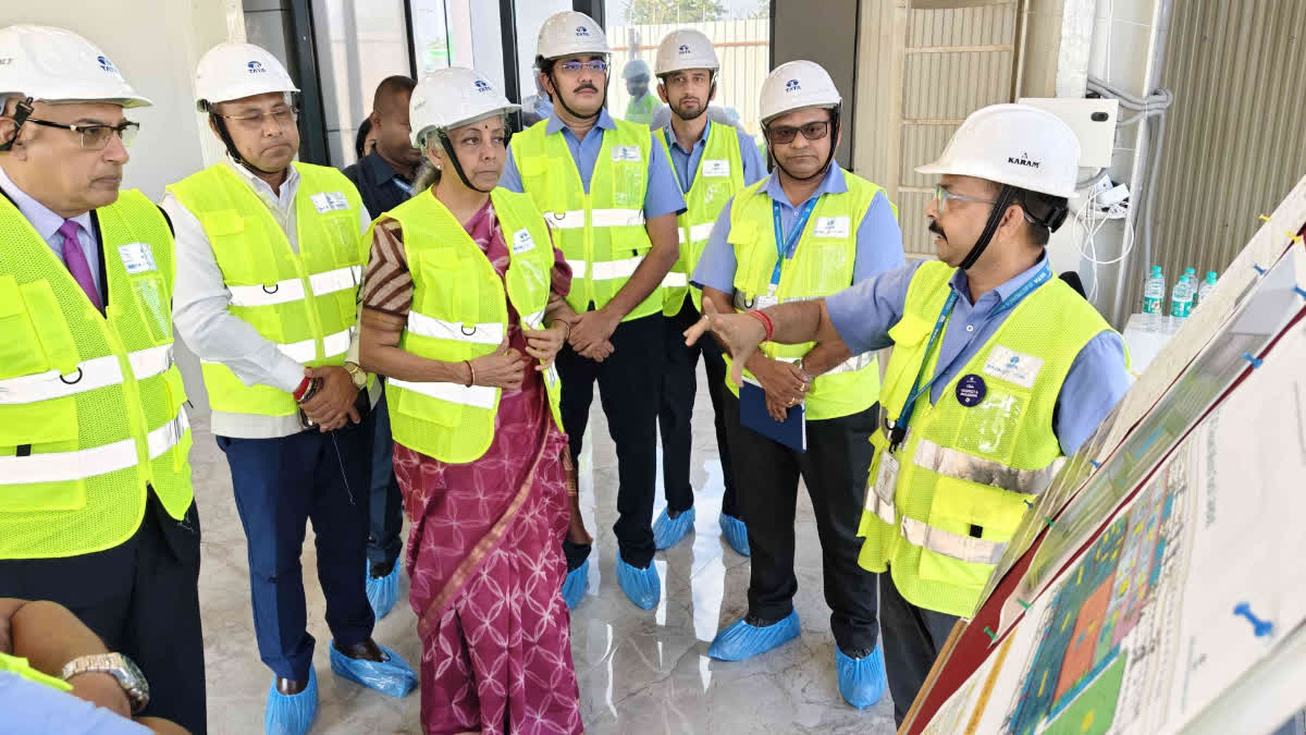 Nirmala Sitharaman reviewed Tata semiconductor plant in Jagiroad