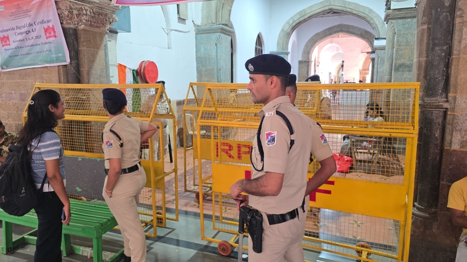 Central Railway has reported the agitation of railway employees union at CSMT