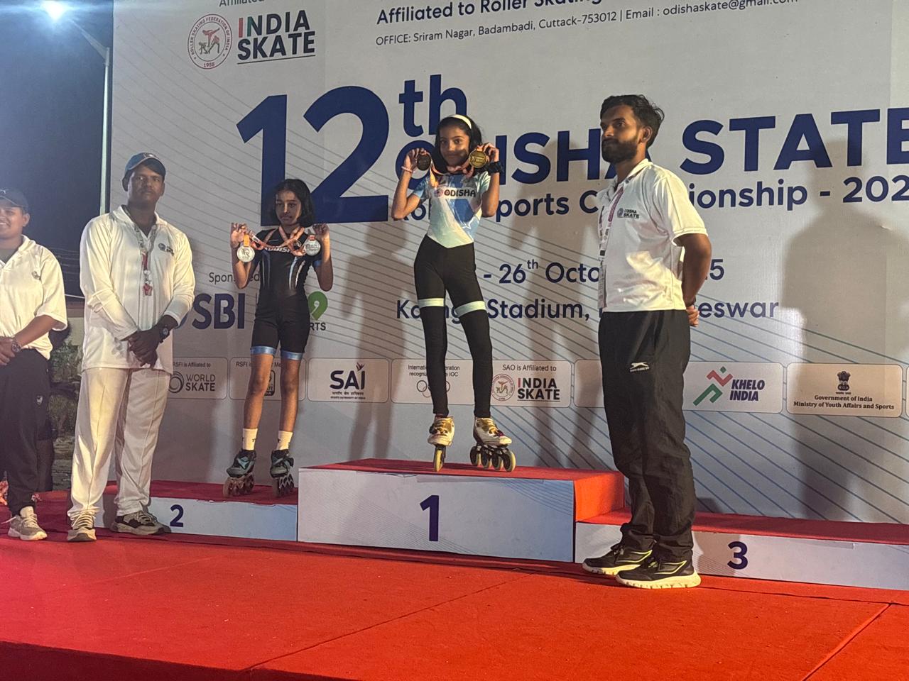 Skate player Bidushi Maharana