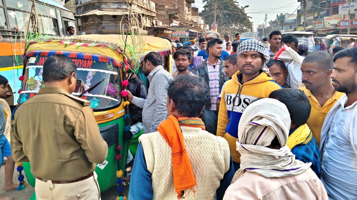 पटना में वाहन चेकिंग