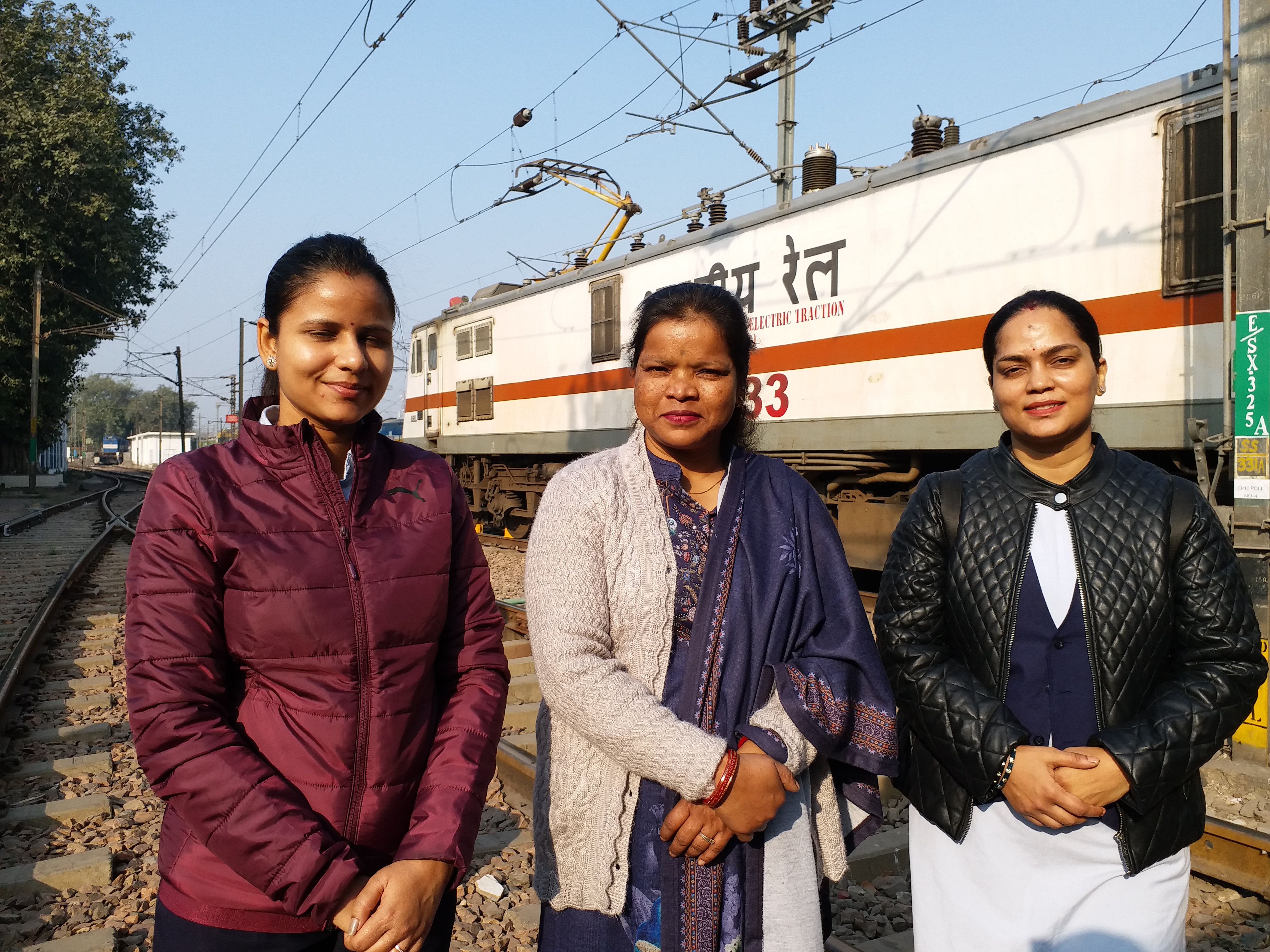 FIRST FEMALE LOCO PILOT IN DELHI