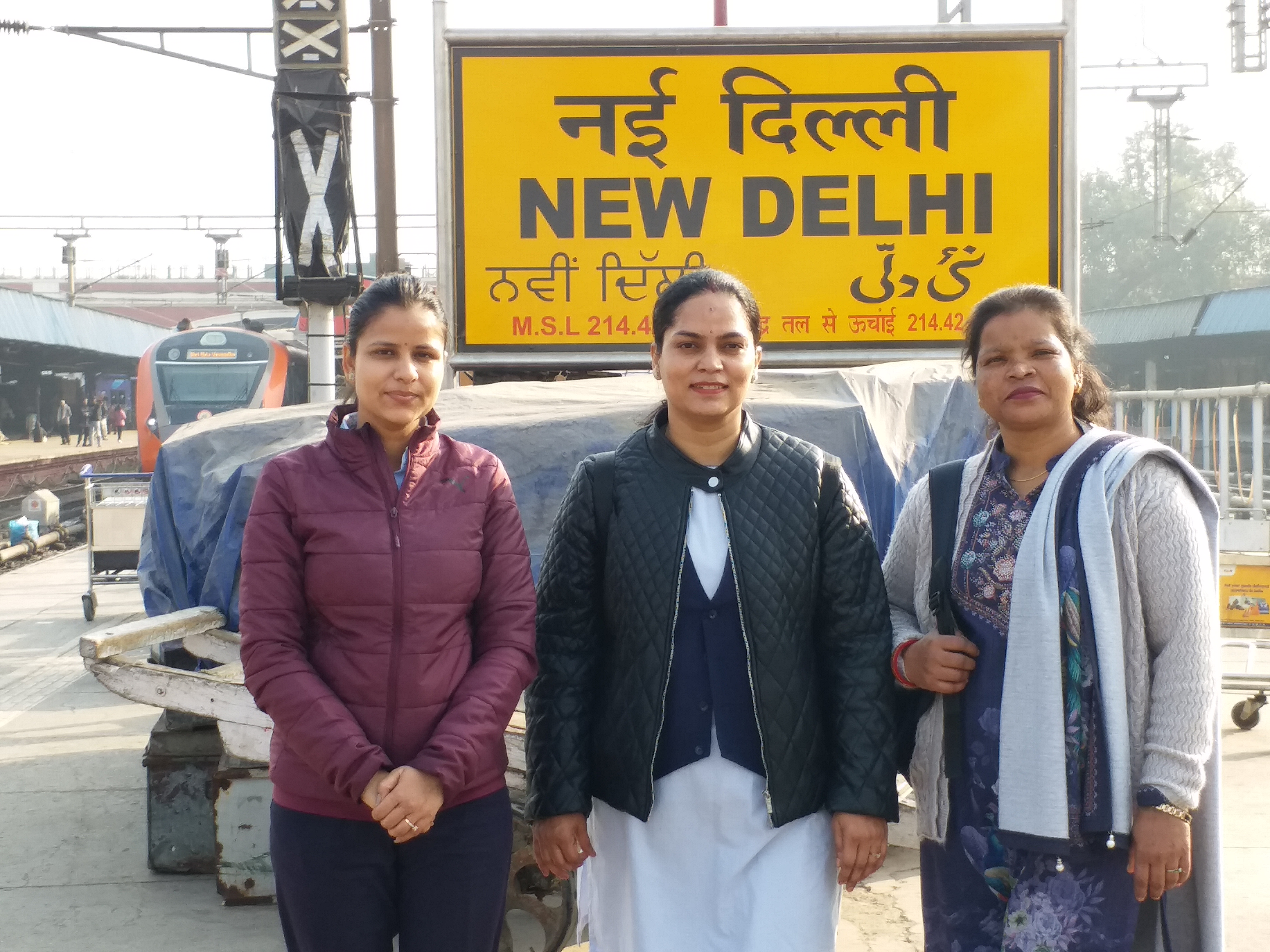 FIRST FEMALE LOCO PILOT IN DELHI