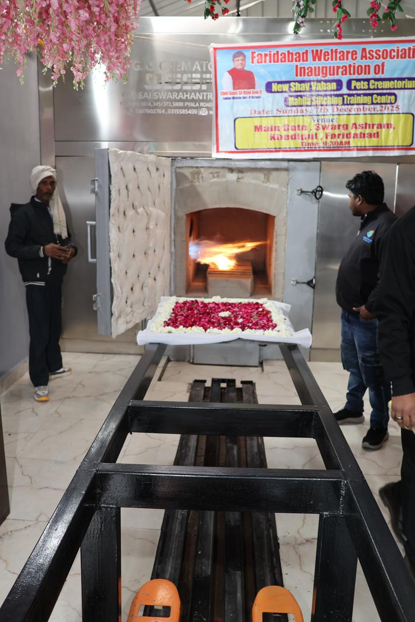 CNG animal crematorium in Faridabad