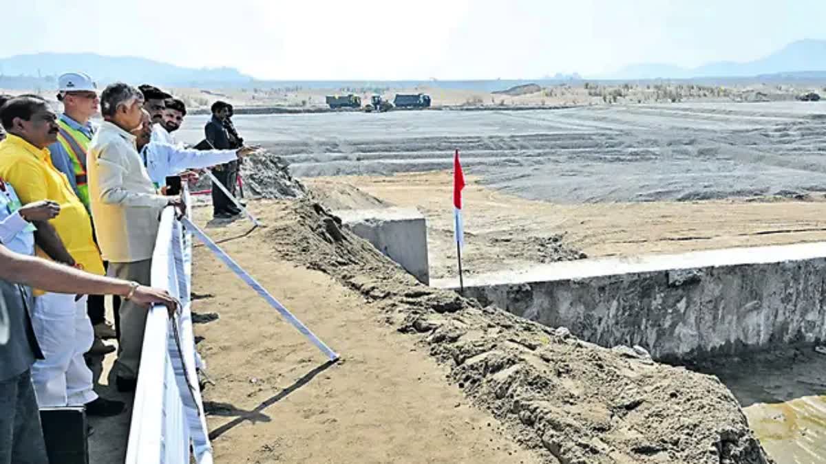 CM Chandrababu Visited Polavaram Dam