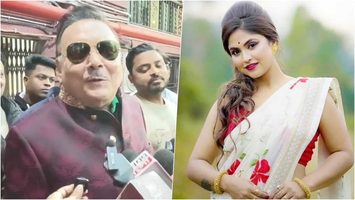 madan-mitra-visits-sskm-hospital-to-check-health-condition-of-singer-youtuber-debolina-nandy