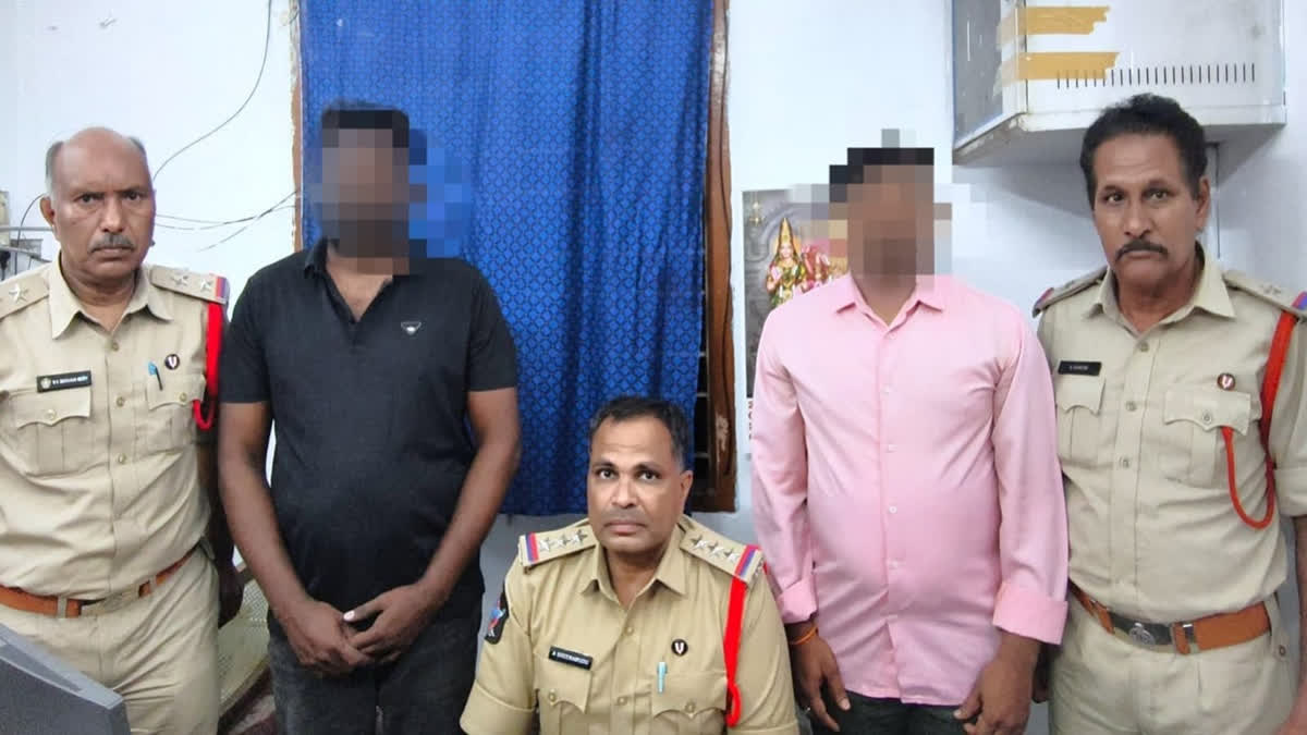 Police on Wednesday arrested a worker of Yuvajana Sramika Rythu Congress Party (YSRCP) and the photographer of a vernacular news daily for allegedly trying to tarnish the sanctity of Sri Venkateswara Swamy Temple at Tirumala and the state government.
