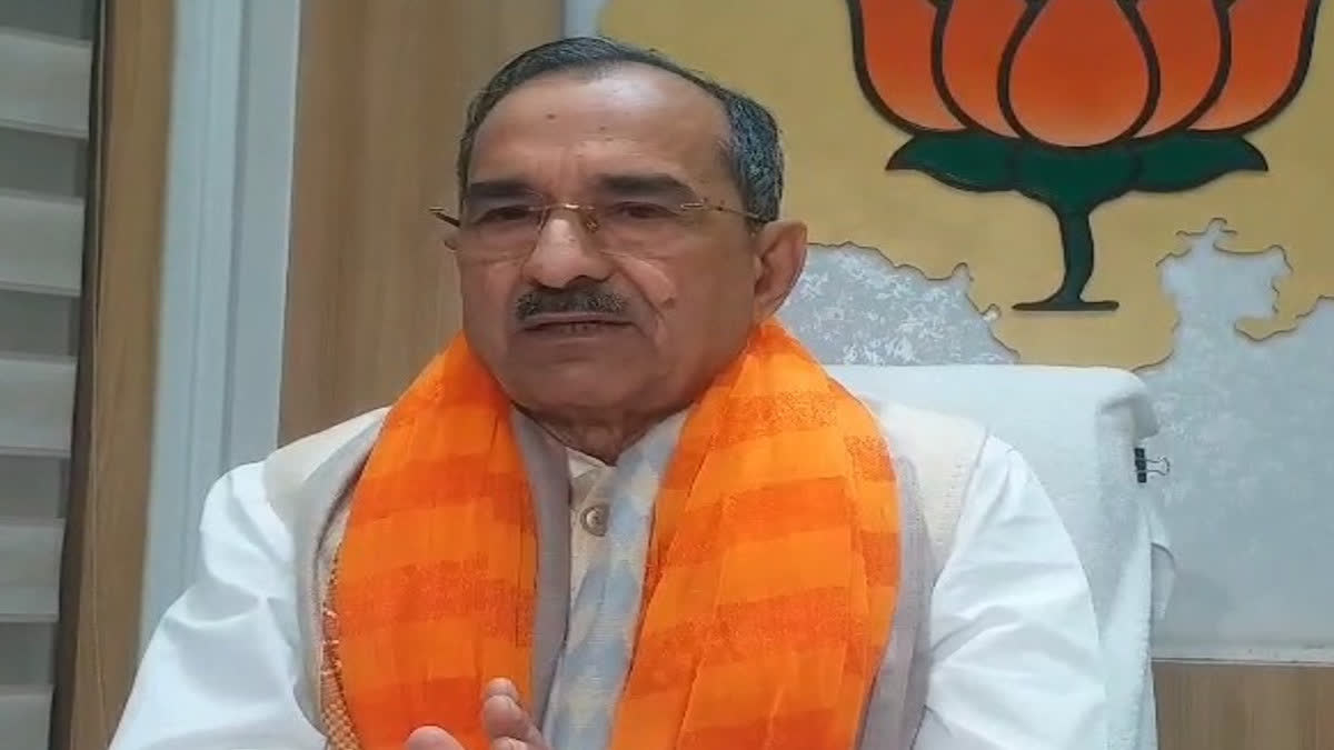 BJP state president Madan Rathore