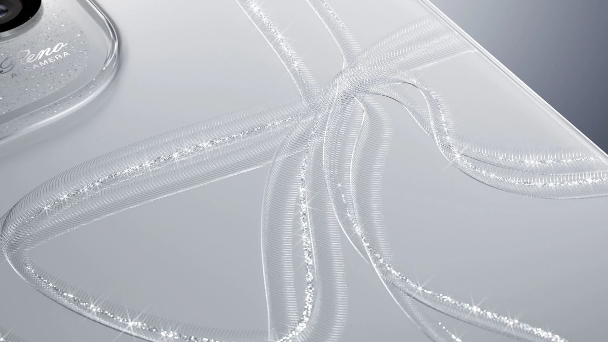 Oppo Reno 15 Pro Mini 5G in Glacier White colour option