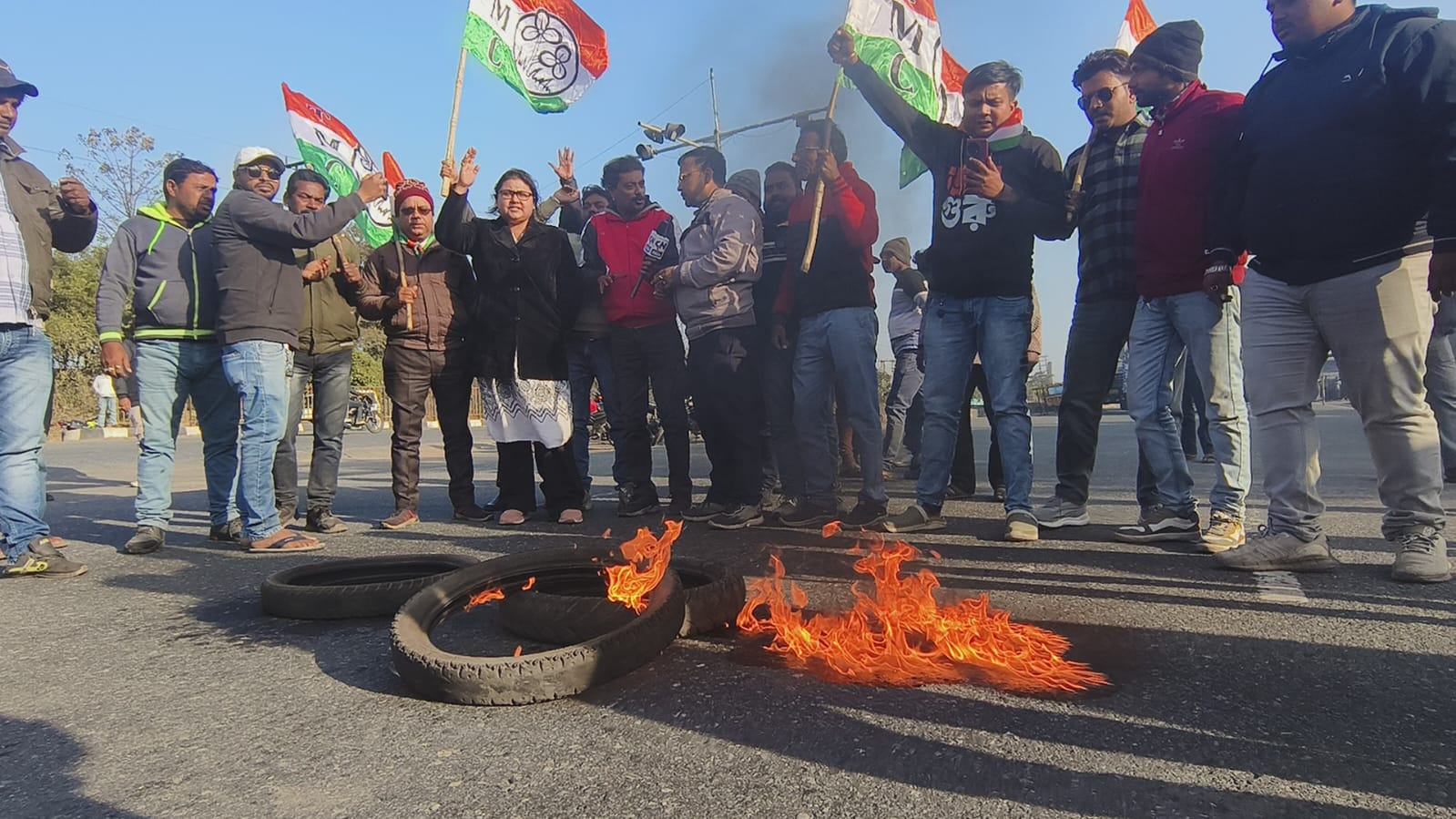 Trinamool protest