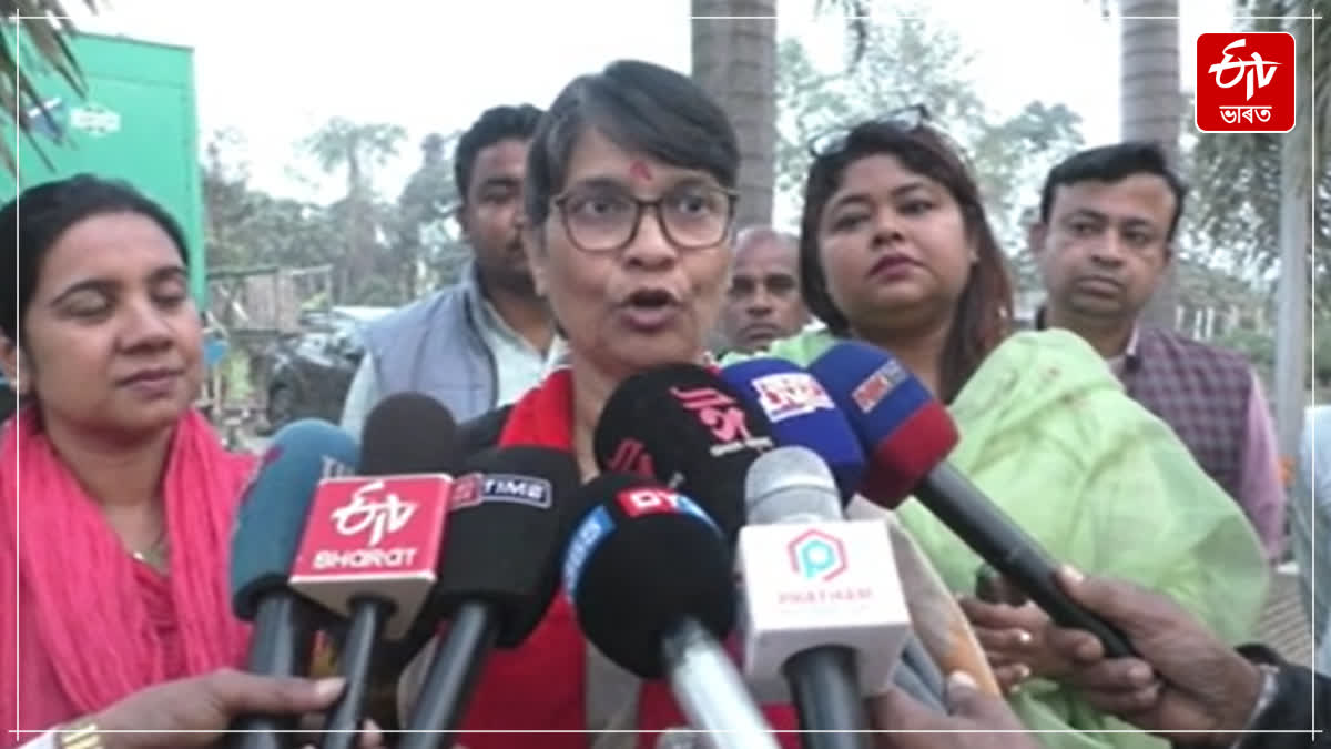 Meera Borthakur react over CM's comment about the Congress rally