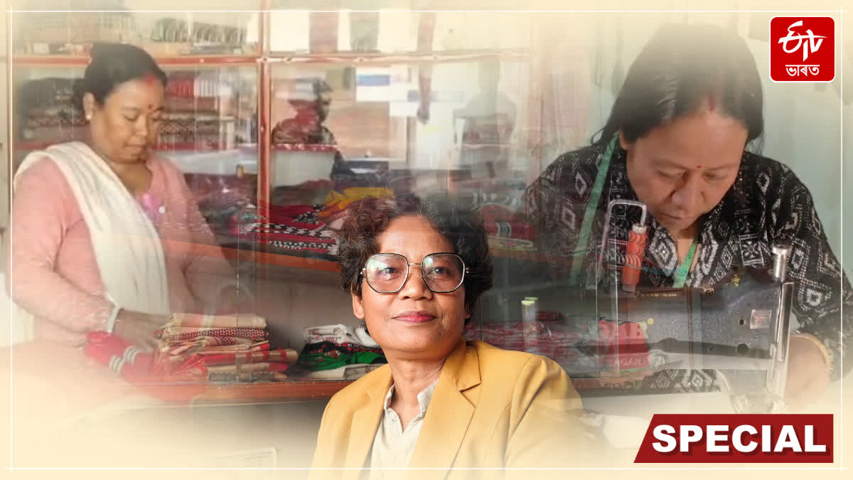 Three women from Jonai becoming self-reliant by capturing the market through business