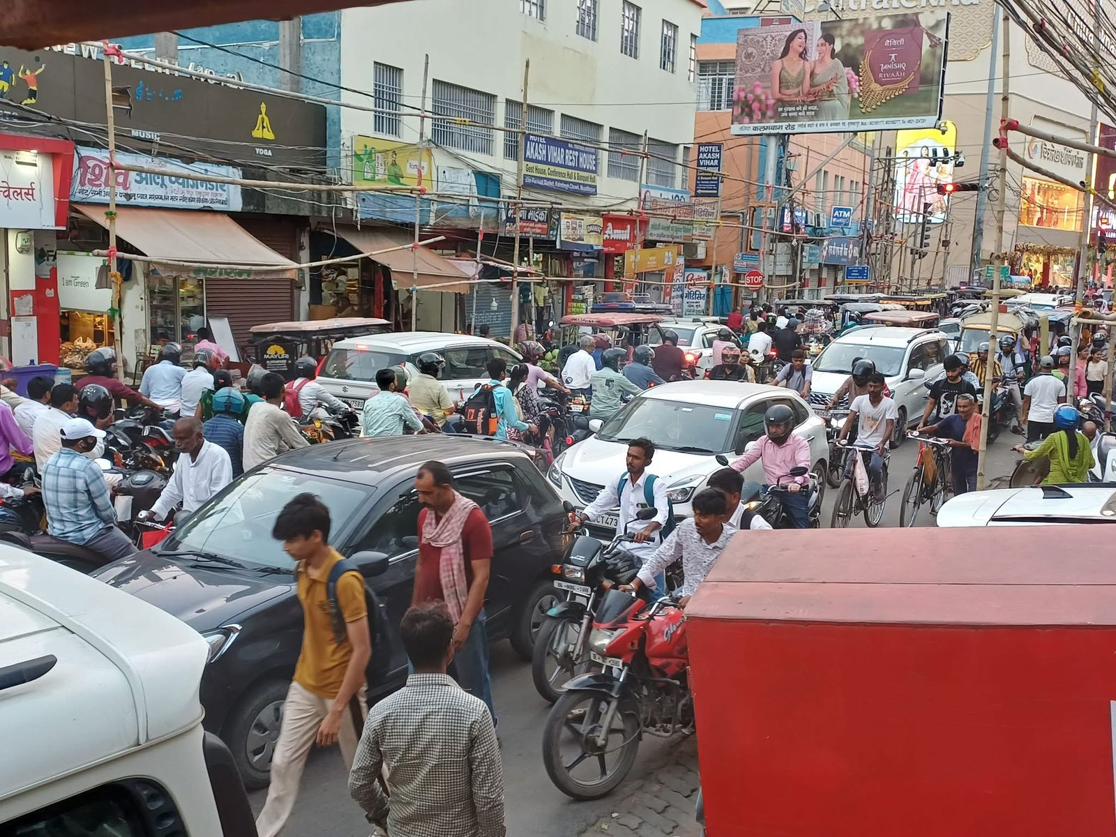 TRAFFIC JAM IN MUZAFFARPUR