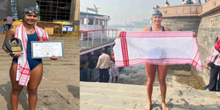 Gariyashi Chutia swim record