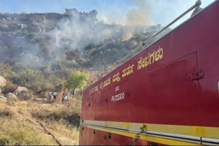 Fires have broken out three times in 8 days at Jayanagar Hill