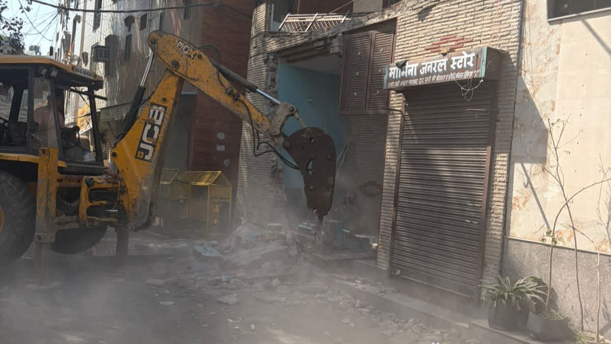 The Municipal Corporation of Delhi (MCD) on Sunday demolished a property linked to an accused in the Uttam Nagar murder case.