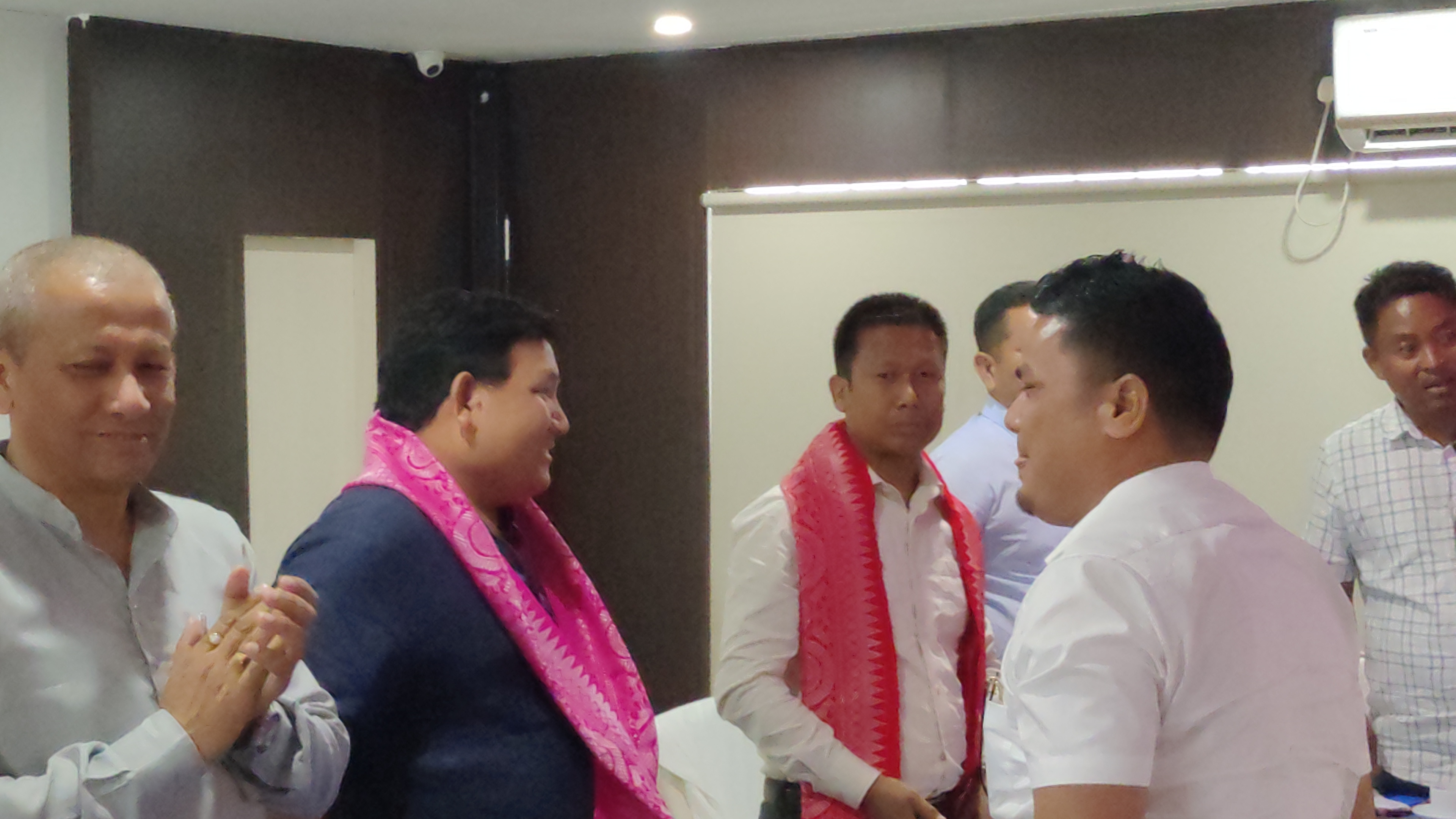 BTR CHIEF PRAMOD boro meeting with CCBTR in Chirang