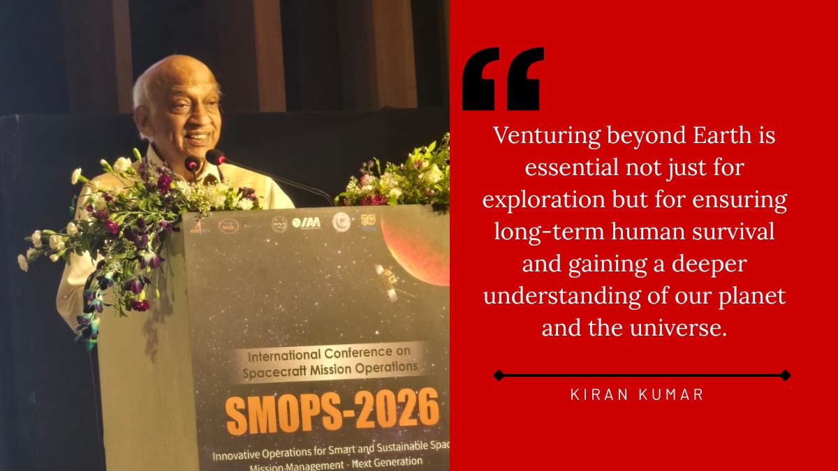 Kiran Kumar, Padma Shri awardee, former Chairman of ISRO and Chairman of the APEX Science Board