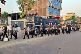 Jaipur jda-anti-encroachment-drive-jagatpura-internet suspended police-personnel-deployed-area-sealed