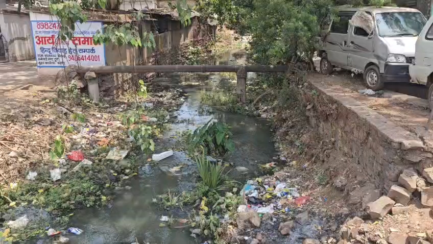Drain water fills posh areas
