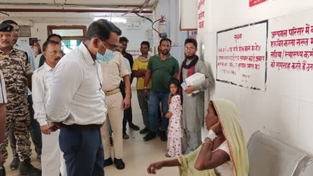 देवघर डीसी विशाल सागर ने किया सदर अस्पताल का निरीक्षण, मरीजों से मिलकर जाना  हाल, सिविल सर्जन को दिए कई दिशा निर्देश - Sadar Hospital Deoghar Inspection