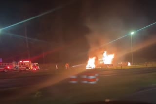 Hyderabad Family Road Accident In US