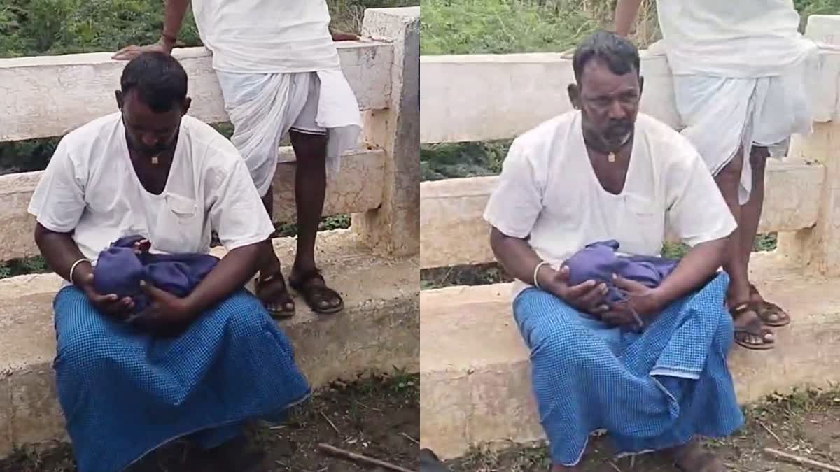 BELAGAVI  ನವಜಾತ ಶಿಶು ಪತ್ತೆ  FOUND ABANDONED BABY  ಸುರೇಬಾನ ಪೊಲೀಸ್ ಠಾಣೆ