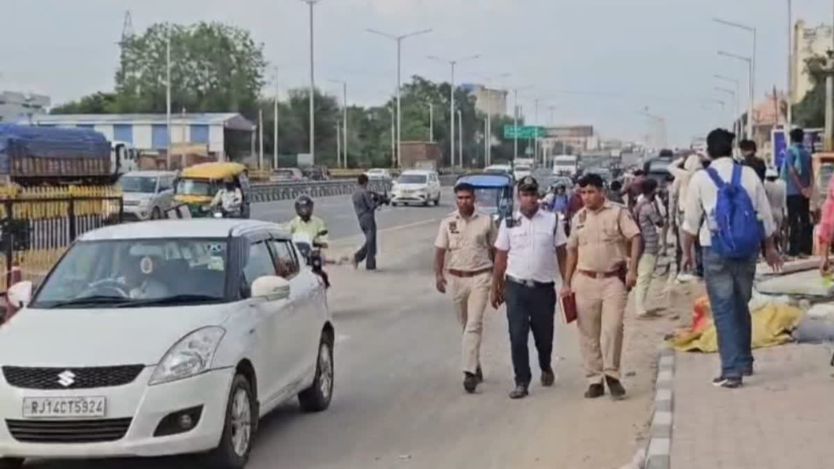 Road Accident in Jaipur