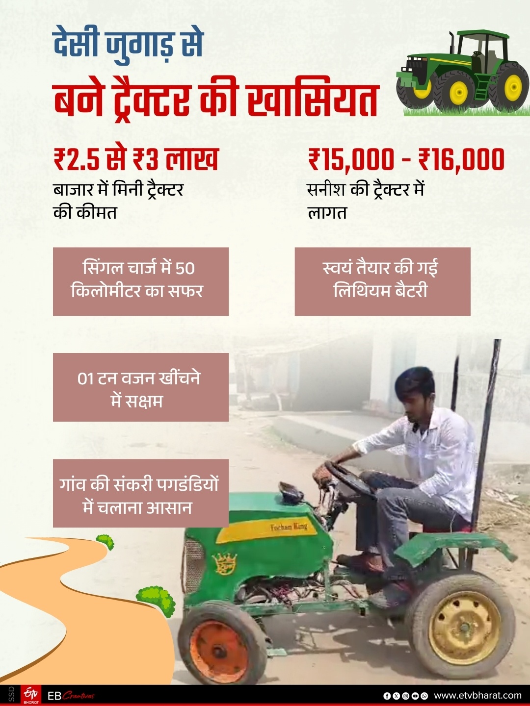 mini electric tractor