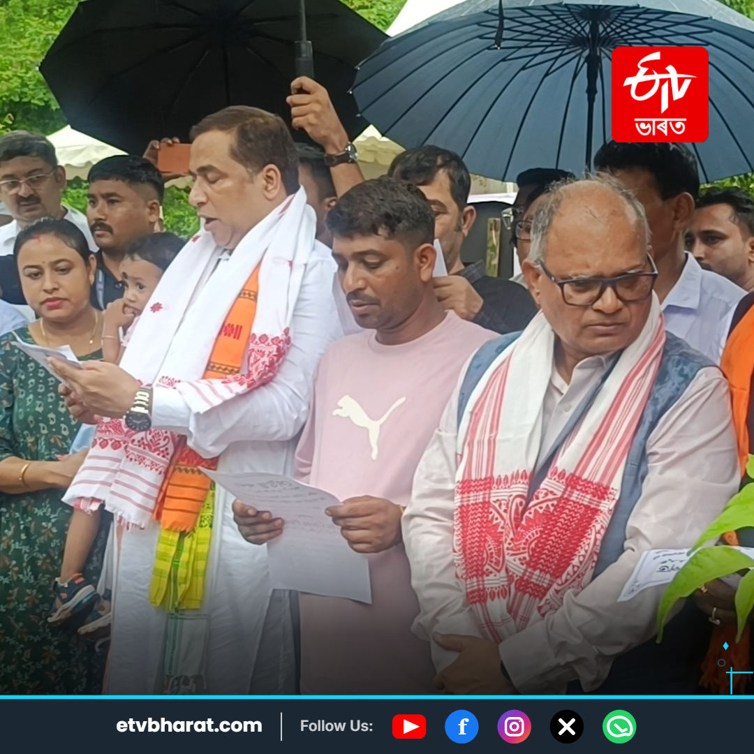 Forest Minister Jayanta Malla Baruah launches Janmadin Seuj Shapat Udyan in Sonapur