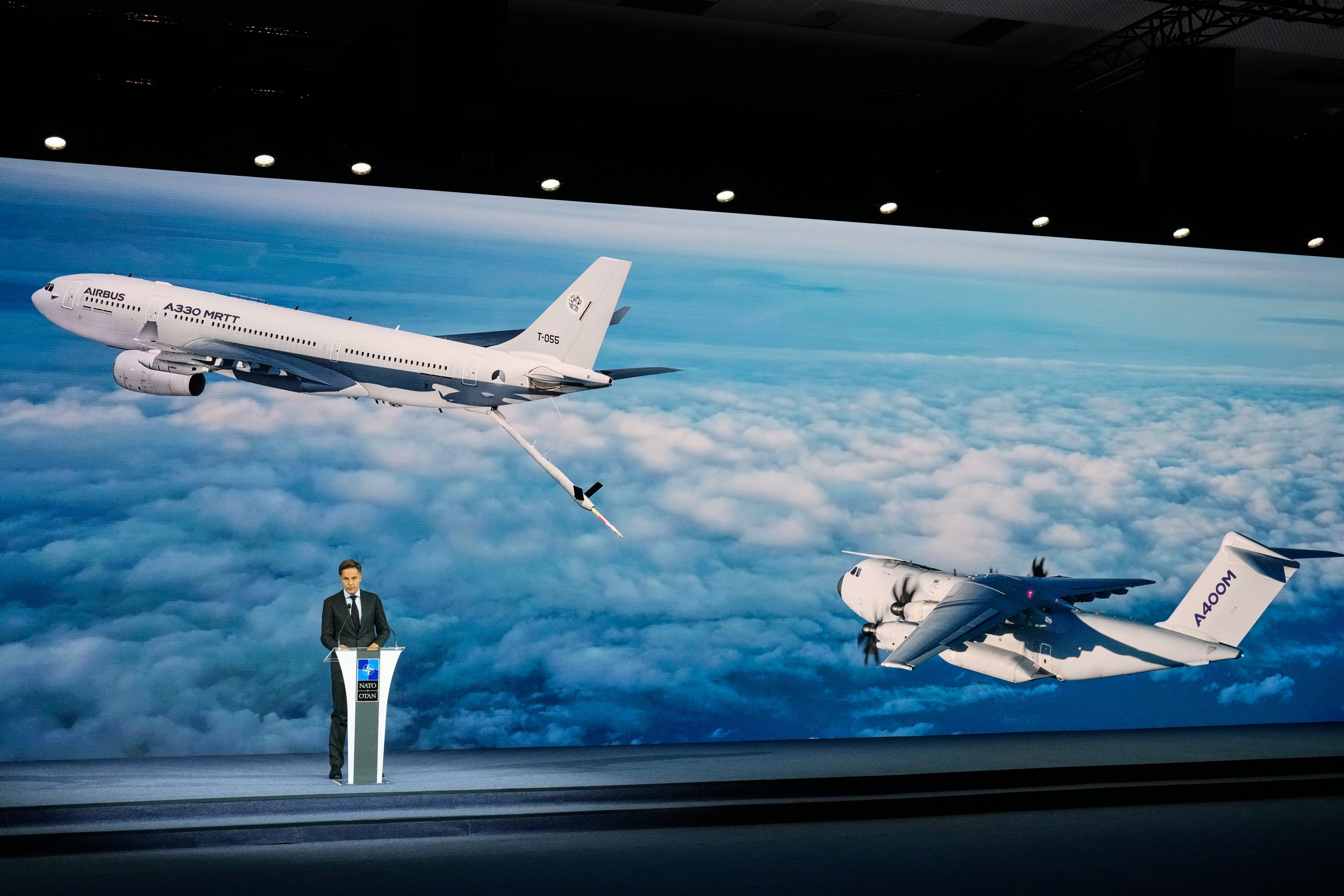 NATO Secretary General Mark Rutte speaks at the opening of the NATO Defense Industry Forum on the sidelines of the NATO summit in Ankara, Turkey, Tuesday, July 7, 2026.