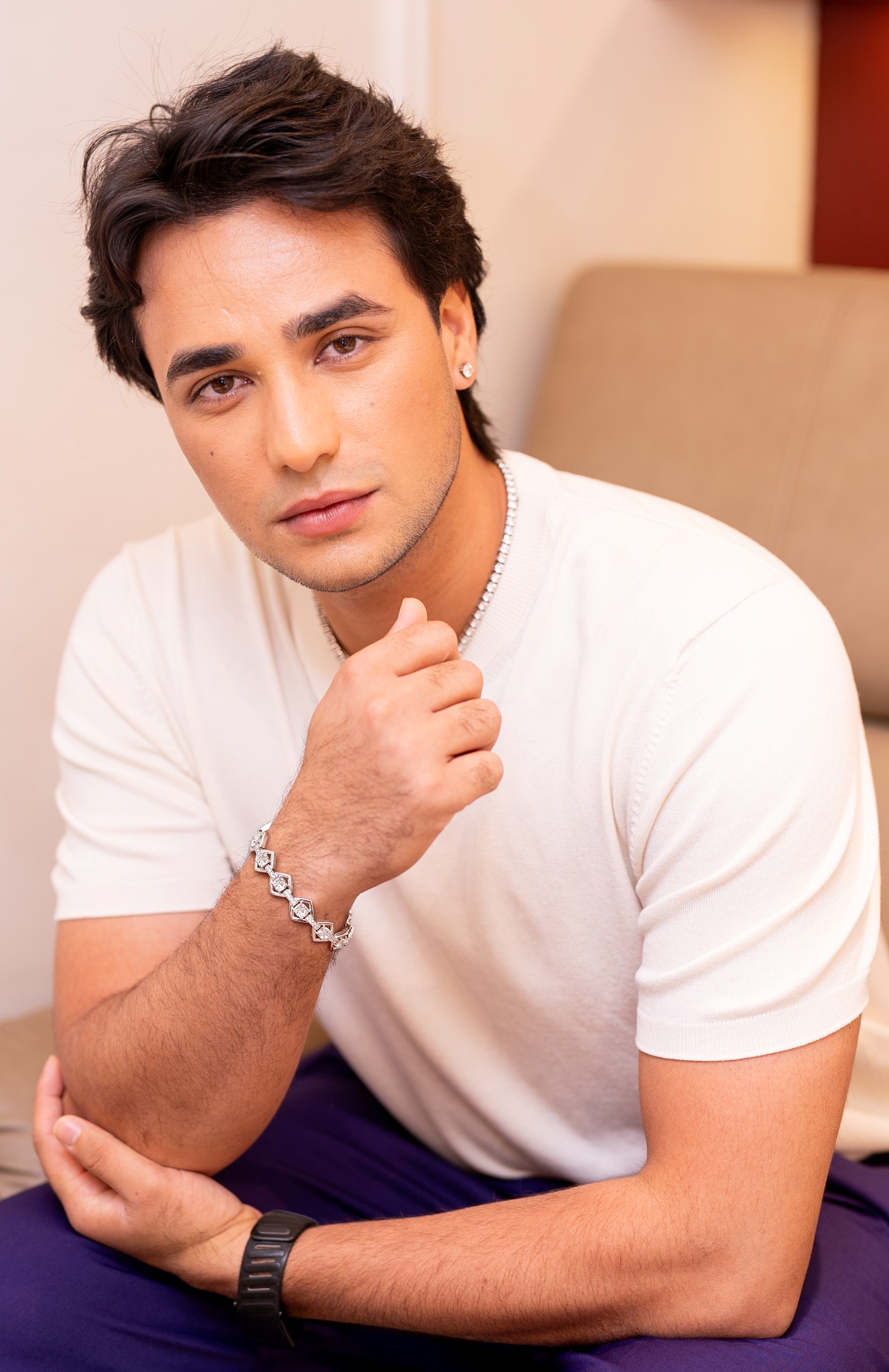 Abhishek Sharma and his diamond bracelet