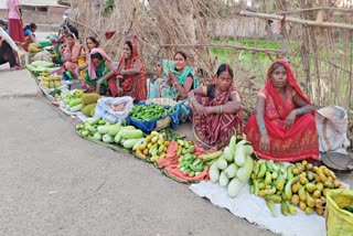 Market run by women in Palamu