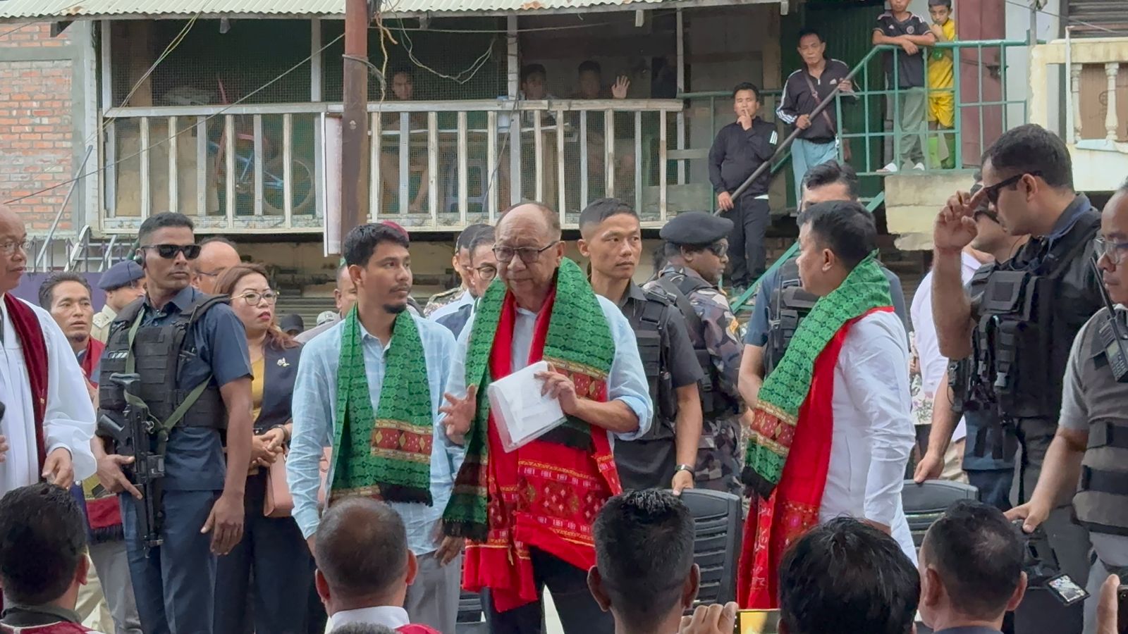 protest against Manipur CM