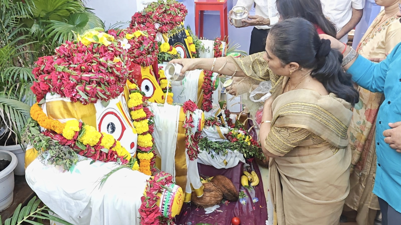 Lord Jagannath Grand Bath