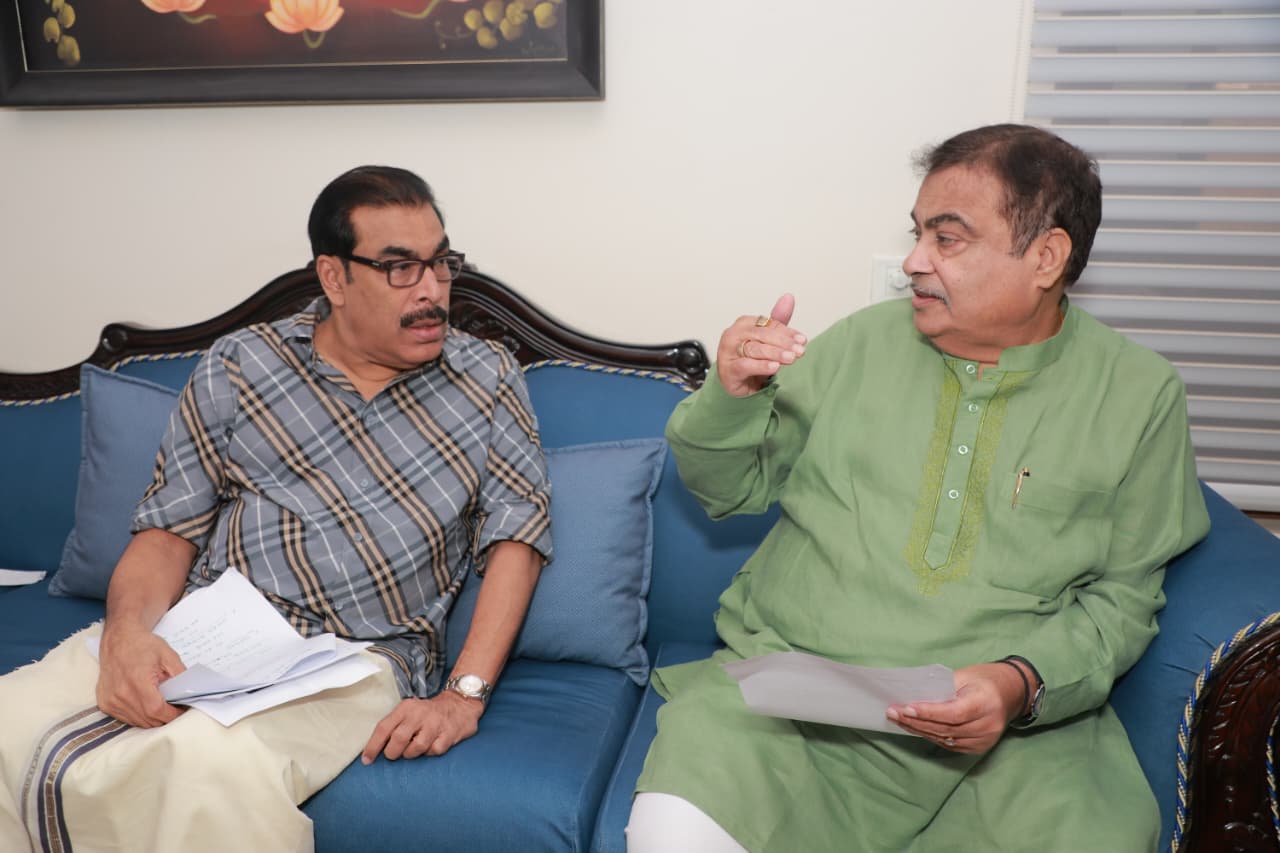 P K Basheer, Nitin Gadkari