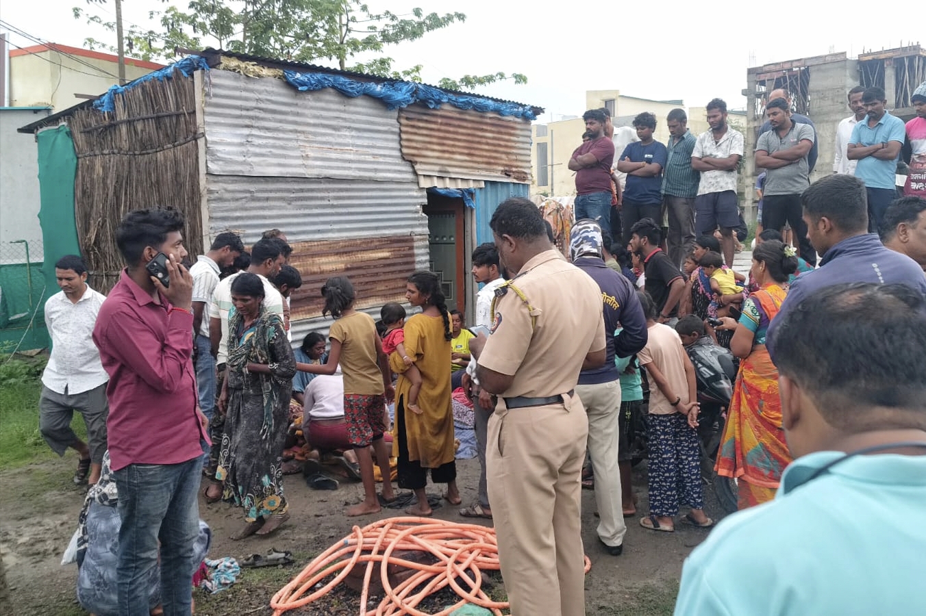 electric shock death in Satara