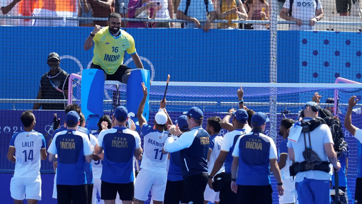 Paris 2024 Olympics: Hockey Team Clinches Bronze, Back-to-back Medals For India After 52 Years; Fairytale Ending For Sreejesh The Indian men's hockey team bagged the bronze medal by beating Spain 2-1 at the Paris Olympics 2024 and paid tribute to goalkeeper PR Sreejesh who was played his last match at the international level on Thursday.