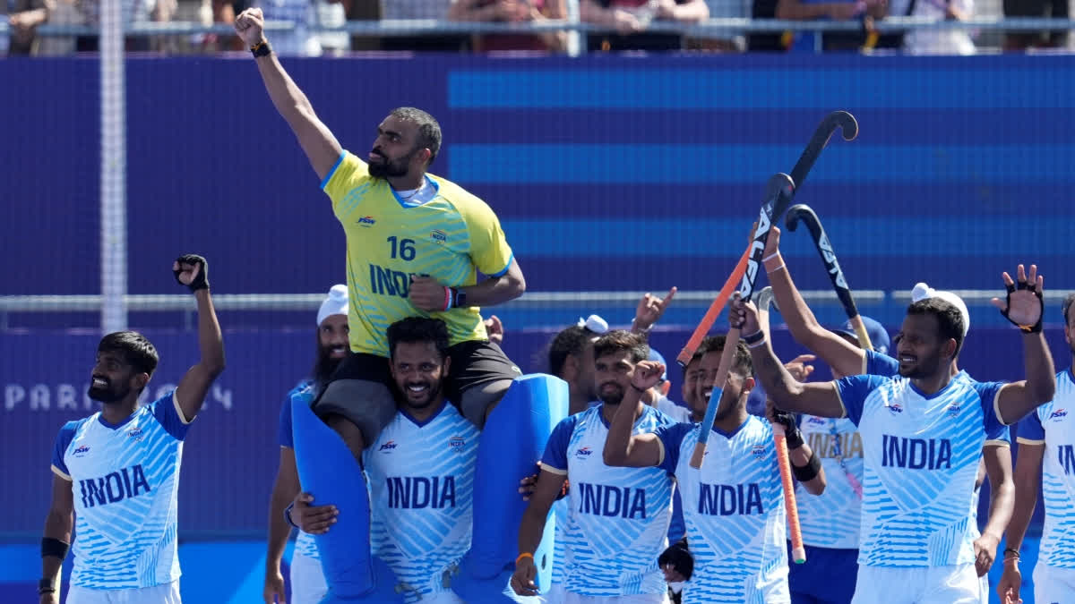 Paris 2024 Olympics: PM Modi, President Murmu Congratulate Indian Men's Hockey Team For Winning Bronze Prime Minister Narendra Modi, President Droupadi Murmu and Home Minister Amit Shah congratulated the Indian men's hockey team for clinching the bronze medal at the Paris Olympics 2024 on Thursday. With this medal triumph, the Harmanpreet Singh-led side gave an unforgettable farewell to India's legendary goalkeeper PR Sreejesh, who had announced his retirement before the commencement of the Summer Games.