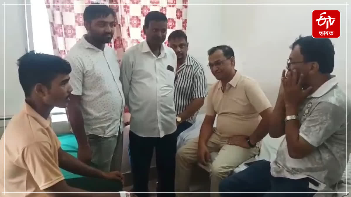 Victim of the Gelabil incident, Kando Sahani, has been discharged from the hospital