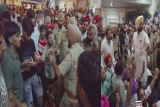 Uproar during Congress meeting in Malerkotla