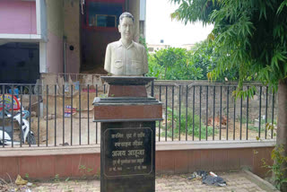 Statue of Ajay Ahuja installed in park