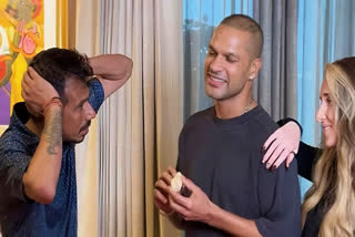 File Photo: Shikhar Dhawan and Yuzvendra Chahal