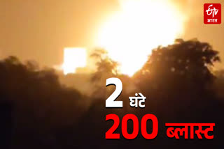2 घंटे में 200 सिलेंडर ब्लास्ट