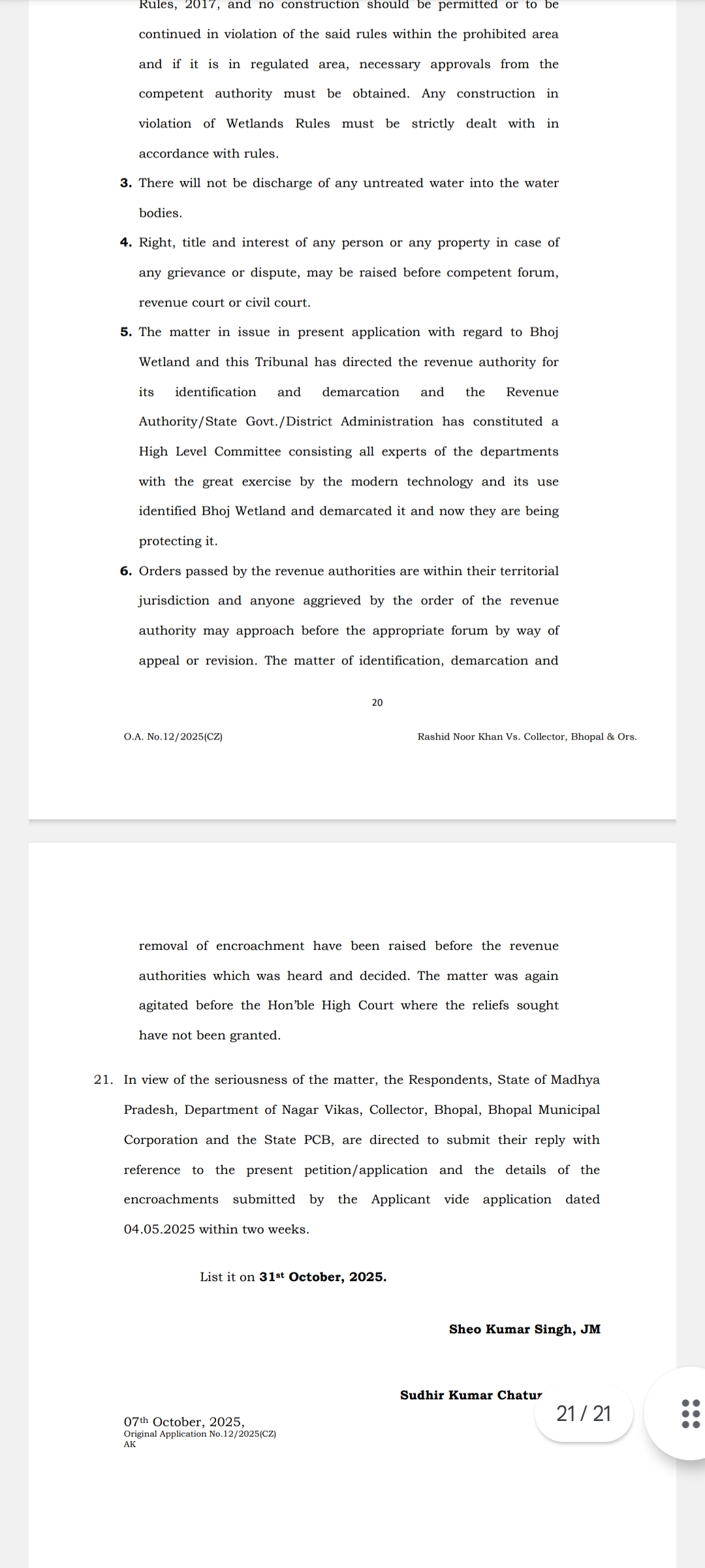 NATIONAL GREEN TRIBUNAL