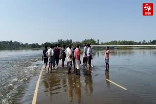 सई नदी में उफान से किसानों की सैकड़ों बीघा फसल बर्बाद