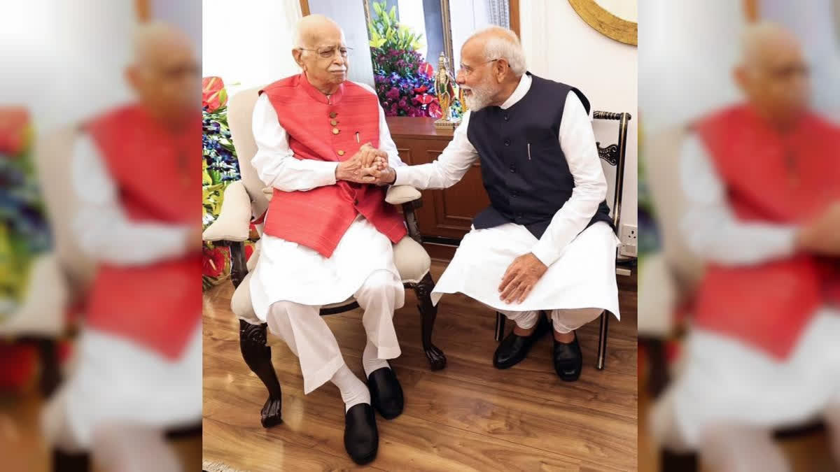 PM Modi Greets BJP Veteran L K Advani On His Birthday PM Modi wished LK Advani on his 97th birthday, highlighting his contributions to India's development, intellect, and guidance, and wishing him a long, healthy life.