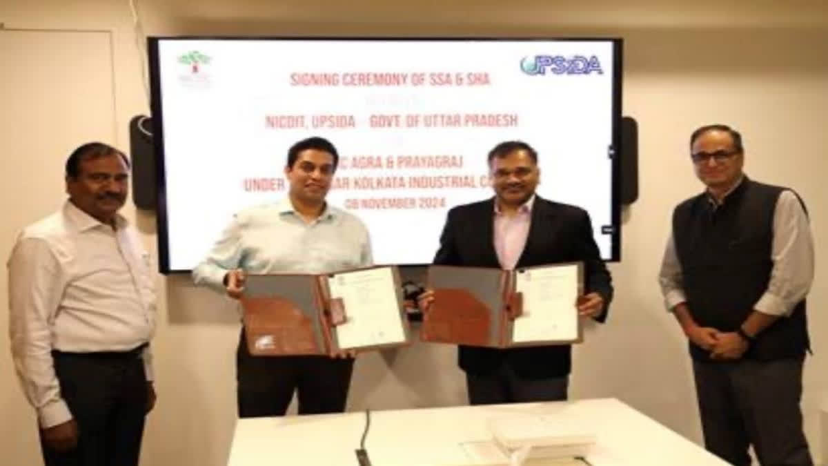 Uttar Pradesh Set To Shine With Mega Industrial Clusters Under Amritsar-Kolkata Corridor In a major move to advance industrial growth in Uttar Pradesh, the National Industrial Corridor Development Corporation (NICDC) and the Uttar Pradesh State Industrial Development Authority (UPSIDA) signed a State Support Agreement (SSA) and Shareholder Agreement (SHA) on Friday.